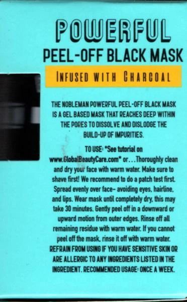 Peel -Off Black Mask with Applicator 30 minute Facial Therapy