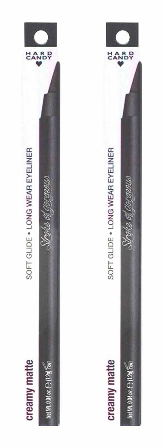 Hard Candy (Soy #1267) Black Matte Soft Glide Long Wear Eyeliner (Set of 2)