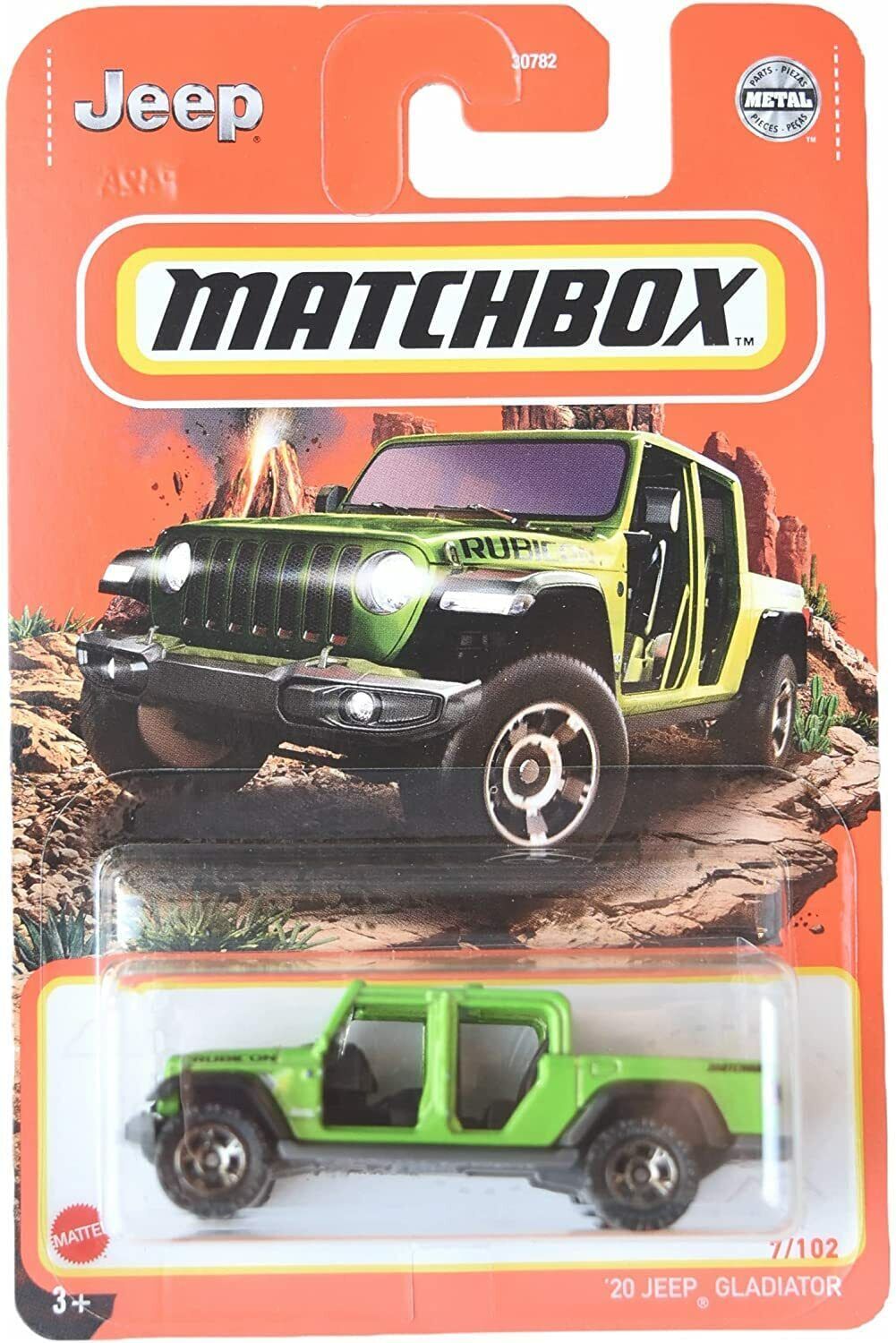 Hot Wheels Matchbox '20 Jeeps Gladiator - Green 7/102