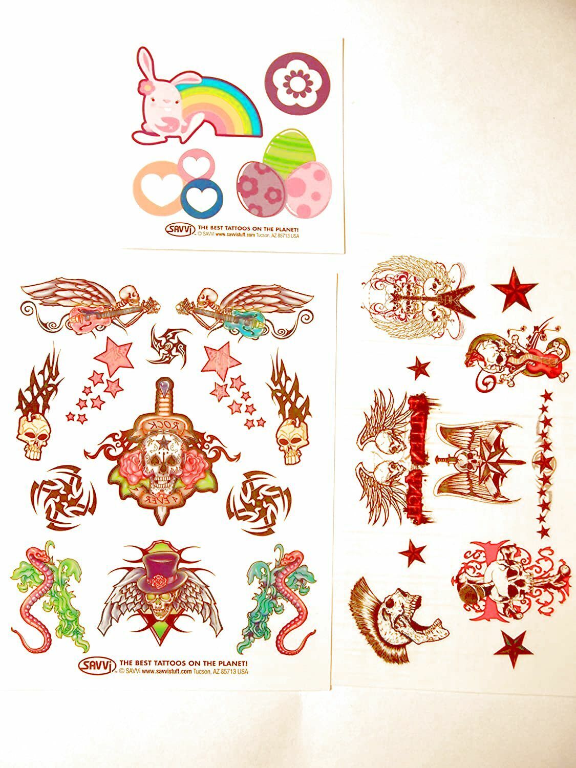 Savvi Party Pack Tattoos ~ 50 Tattoos