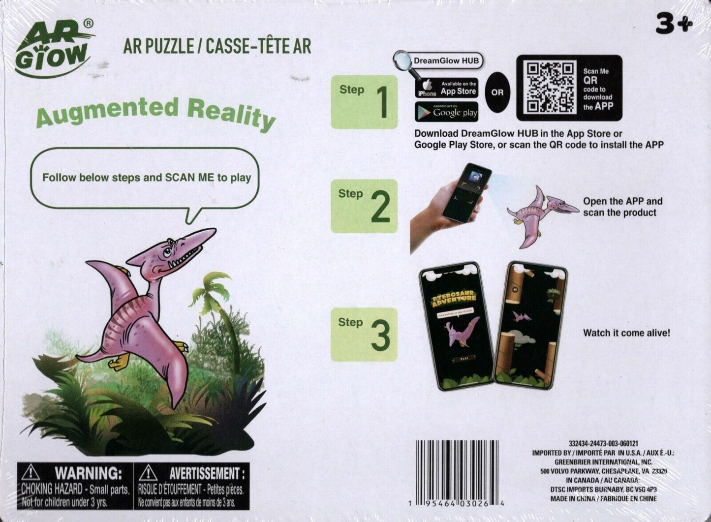 Jigsaw Board Puzzles AR Glow Games Dinosaurs v2