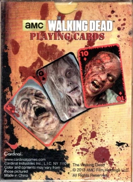 Aquarius Beetlejuice Playing Cards - Beetlejuice, Walking Dead, Goonies (Set)