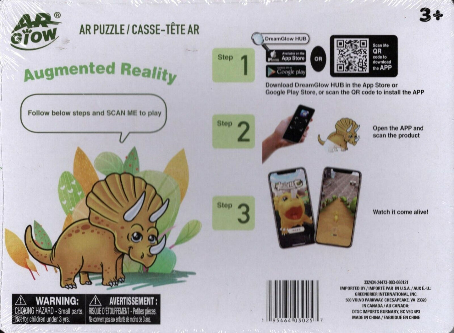 Jigsaw Board Puzzles AR Glow Games Dinosaurs v3