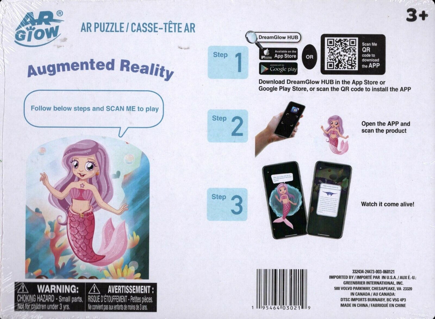 Jigsaw Board Puzzles AR Glow Games Mermaid
