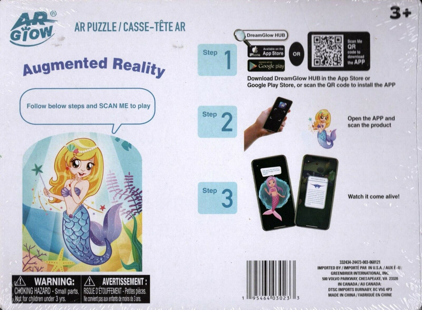 Jigsaw Board Puzzles AR Glow Games Mermaid v2