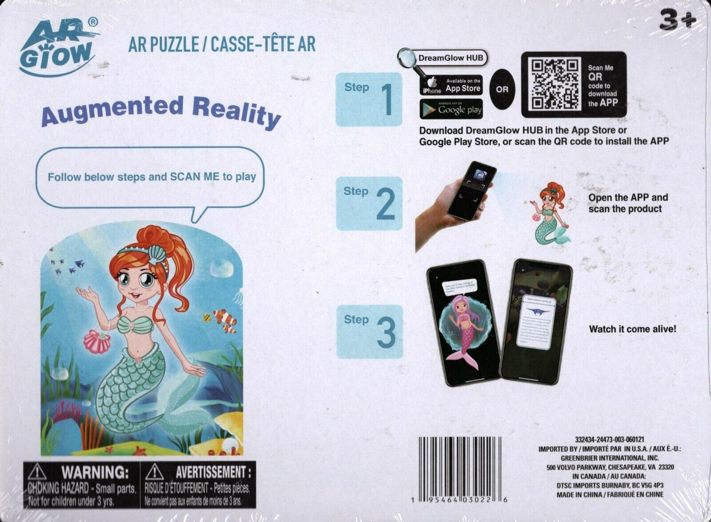 Jigsaw Board Puzzles AR Glow Games Mermaid v3
