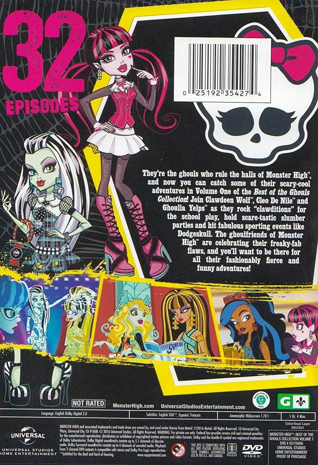 Monster High: Best of the Ghouls Collection #1 DVD