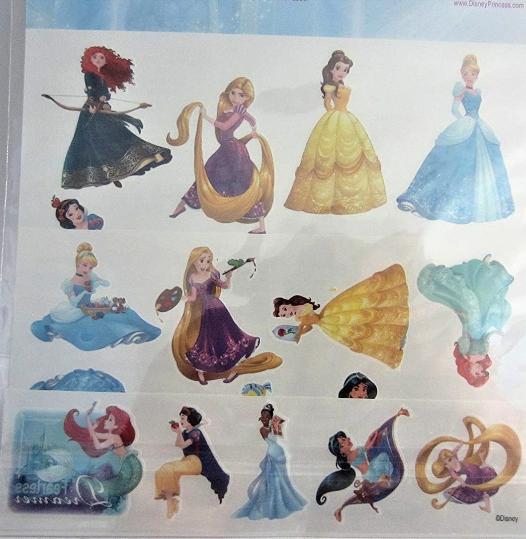 Disney Princess 25 Temporary Tattoos by Disney