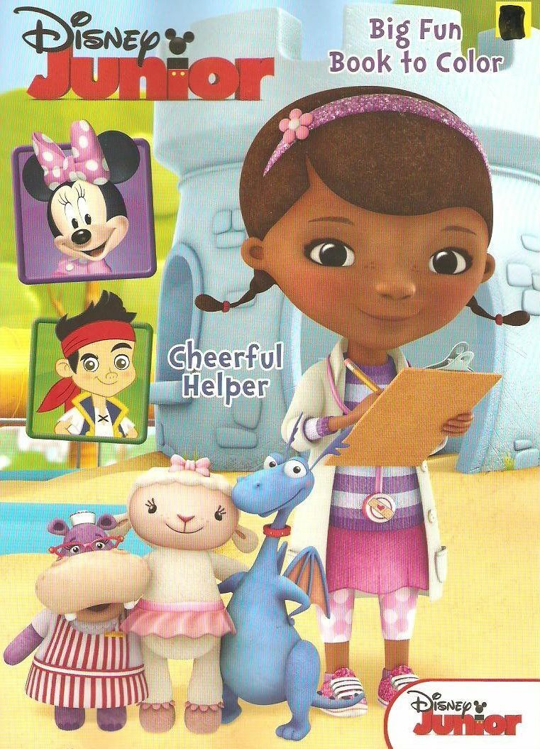 Disney Junior *Cheerful Helper *Big Fun Book to Color