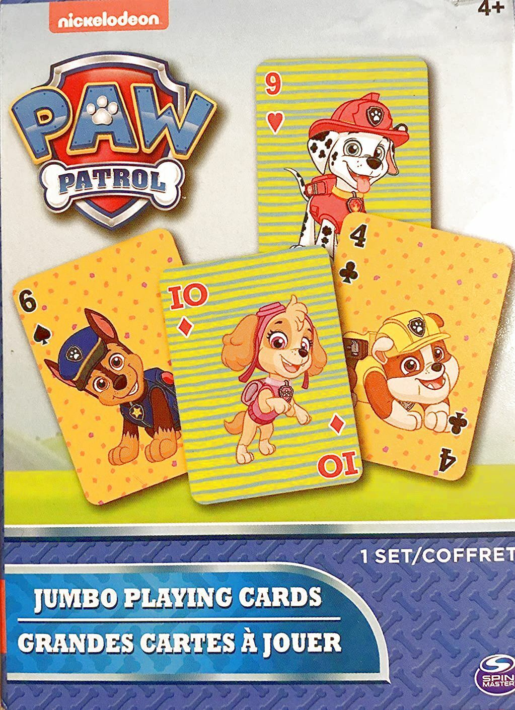 Nickelodeon PAW Patrol - Jumbo Playing Cards - Classic card games