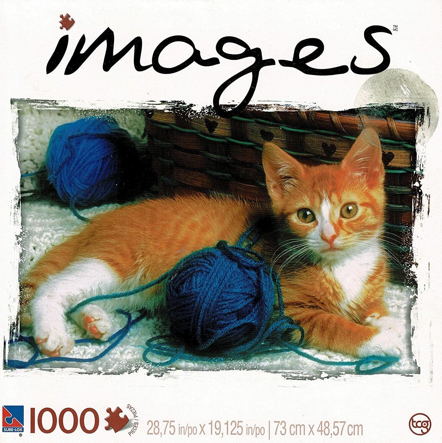 Images Tabby Cat with Yarn - 1000 Pieces Jigsaw Puzzle