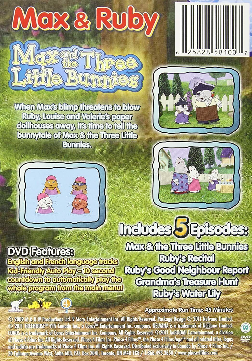 A Very Max & Ruby Easter: Easter Egg Hunt. DVD