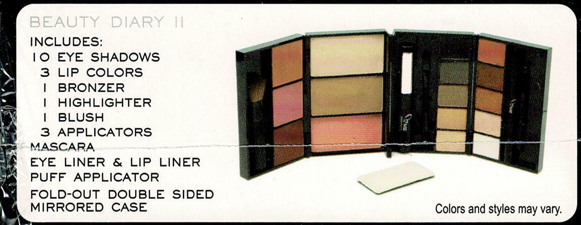 ME Makeover Essentials Beauty Diary II Sealed Makeup Box - NEW (Set of 2)