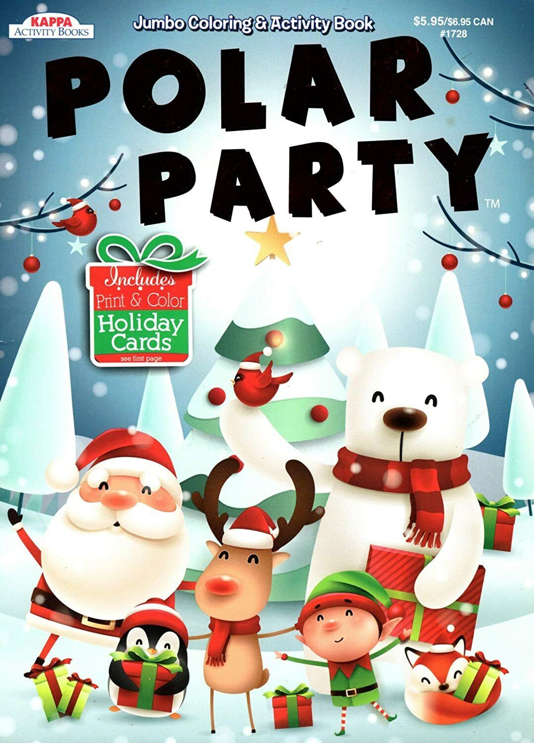Christmas Edition Holiday - Jumbo Coloring and Activity Book - Polar Party