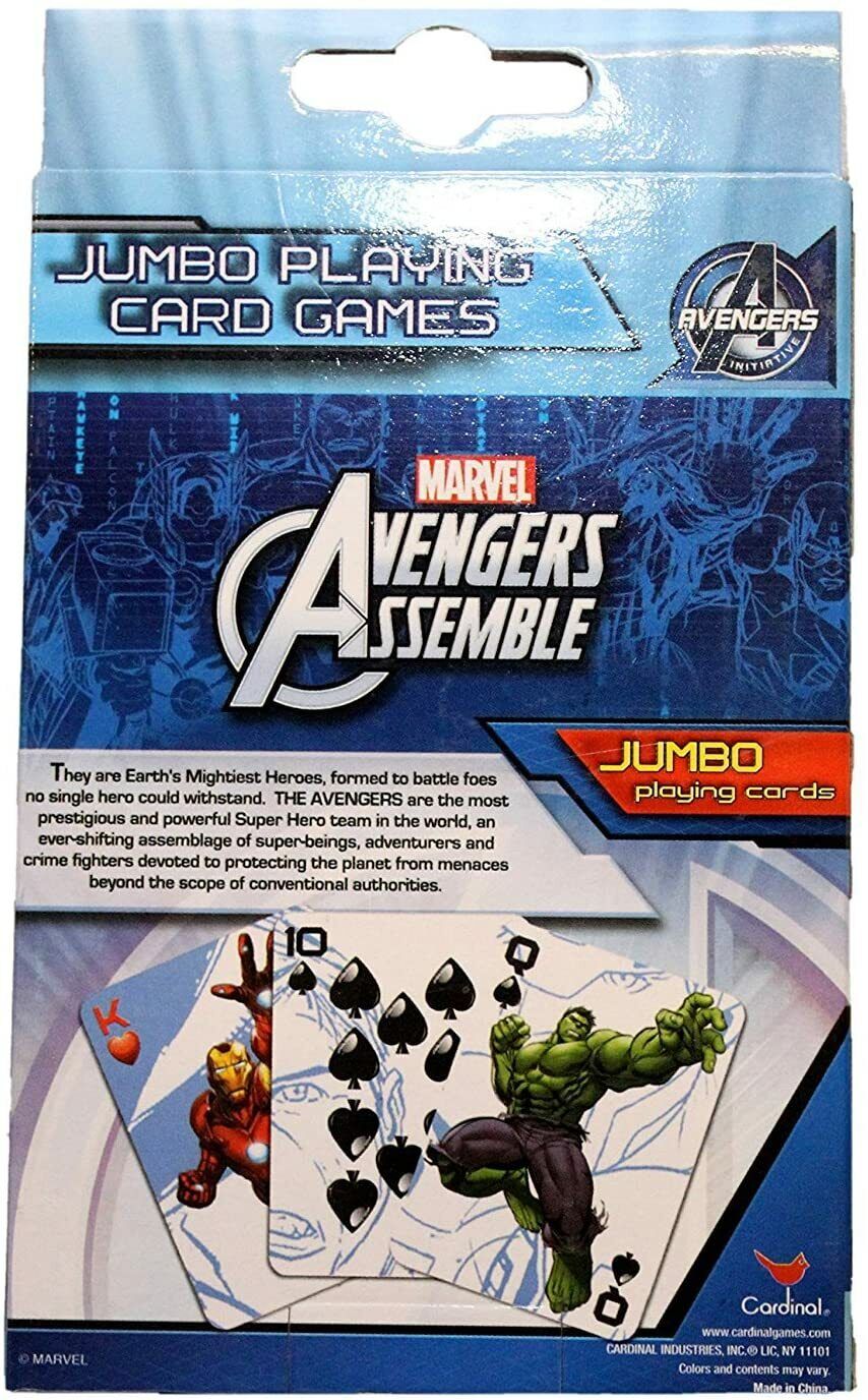 Marvel Avengers Assemble Jumbo Playing Card Games