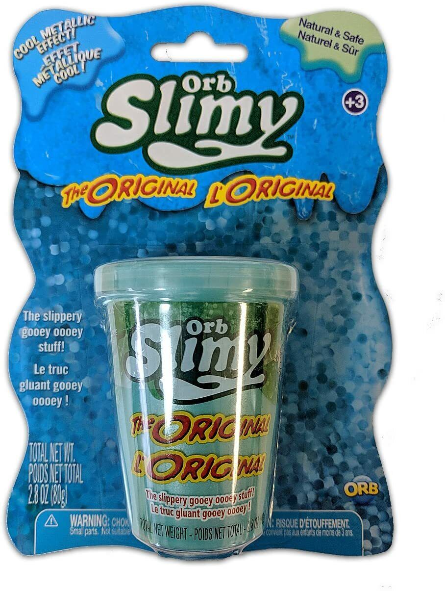 OrbSlimy Original with Cool Metallic Effect Blue, Orange, Green (Set of 3)