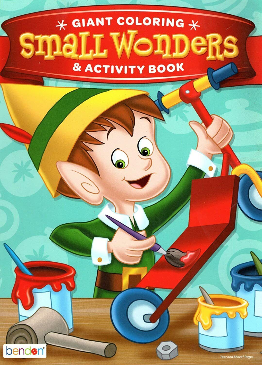 Christmas Edition Holiday - Giant Coloring and Activity Book - Small Wonders