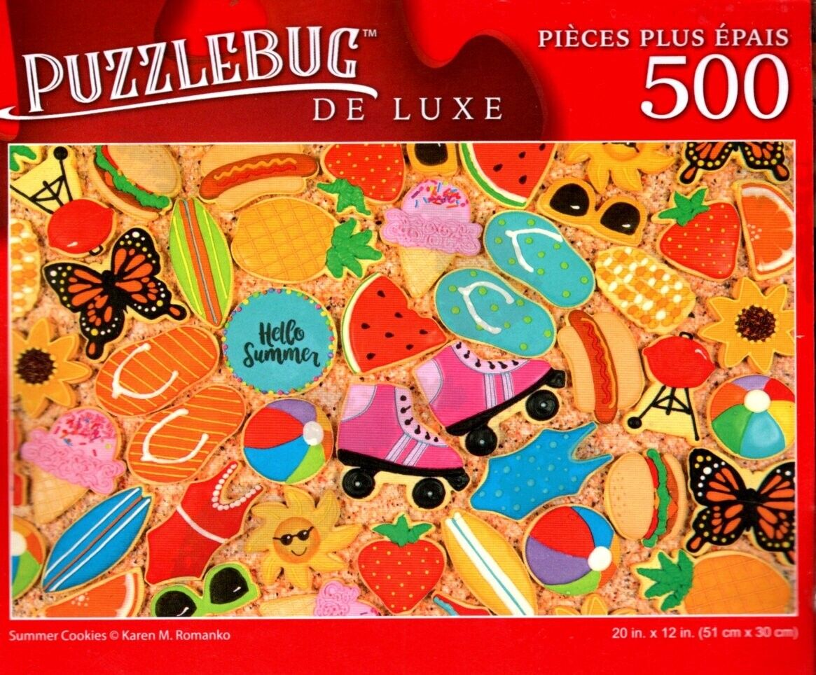 Summer Cookies - 500 Pieces Deluxe Jigsaw Puzzle