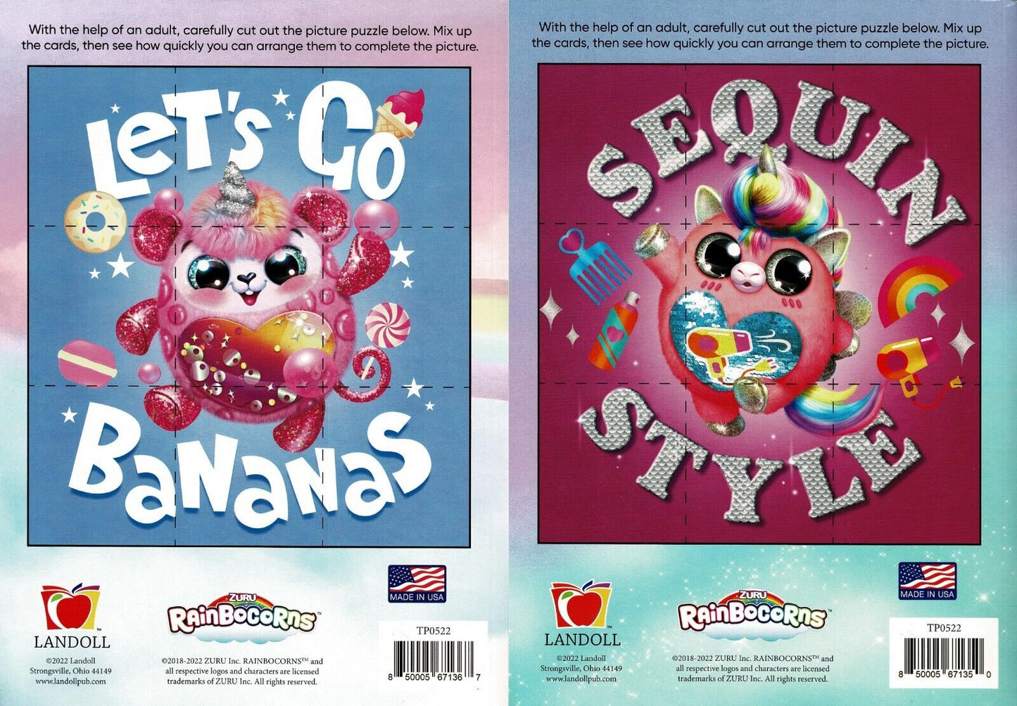 Zuru RainBocorns - Jumbo Coloring & Activity Books Siries 1 + Award Stickers