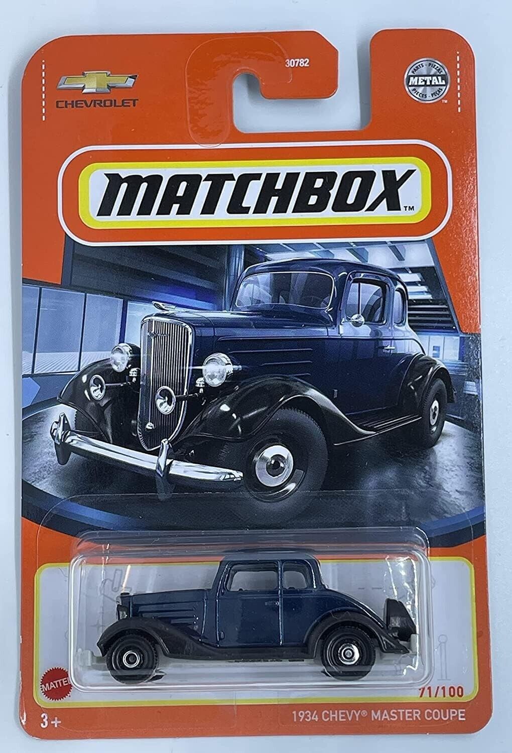 Matchbox - 1934 Chevy Master Coupe - Dark Blue - 71/100