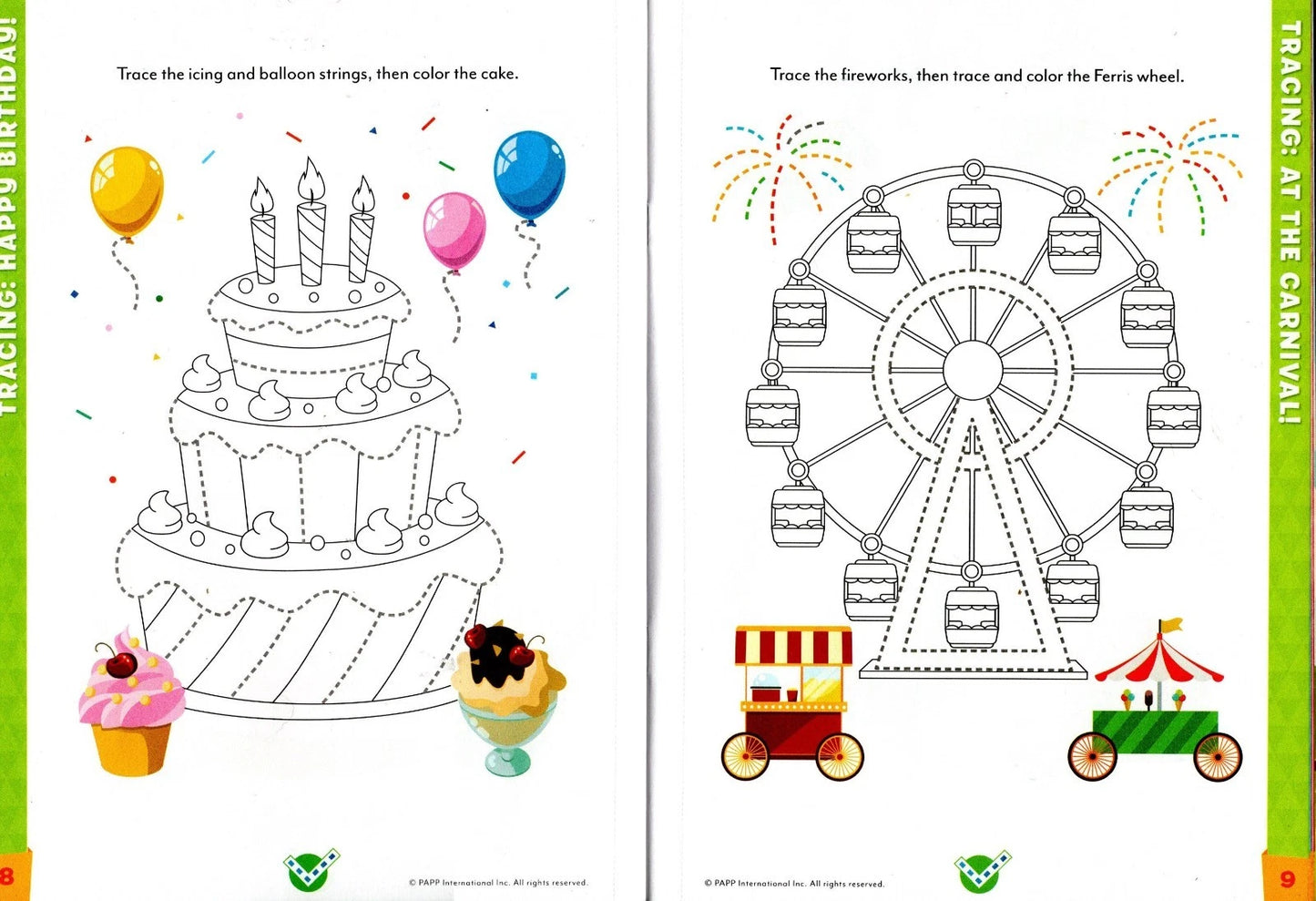 Beaver Pre-School Educational Workbooks - Phonics, Printing, Skills, Math (Set)