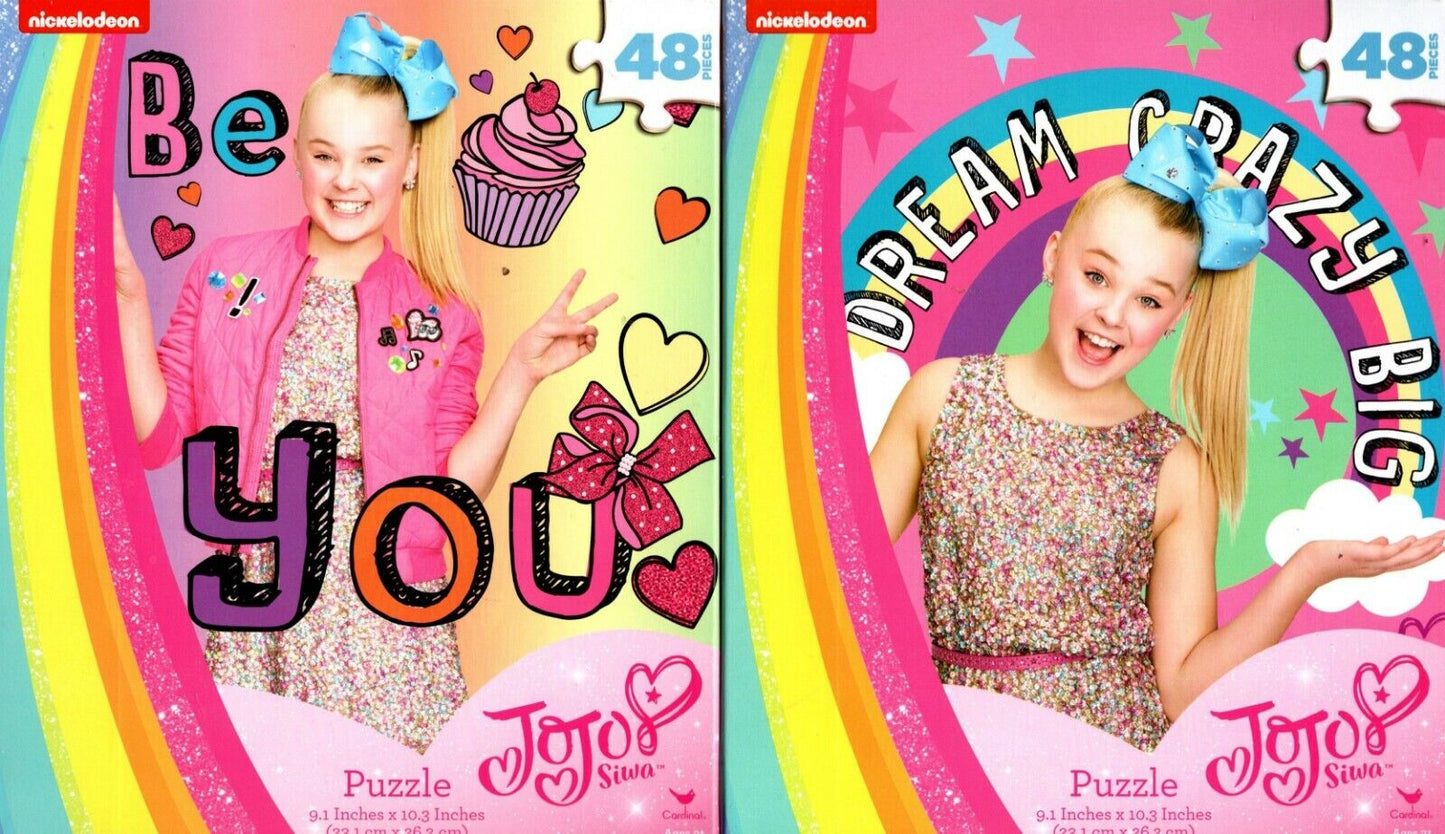 JoJo Siwa - Be You - 48 Pieces Jigsaw Puzzle - v1 (Set of 2)