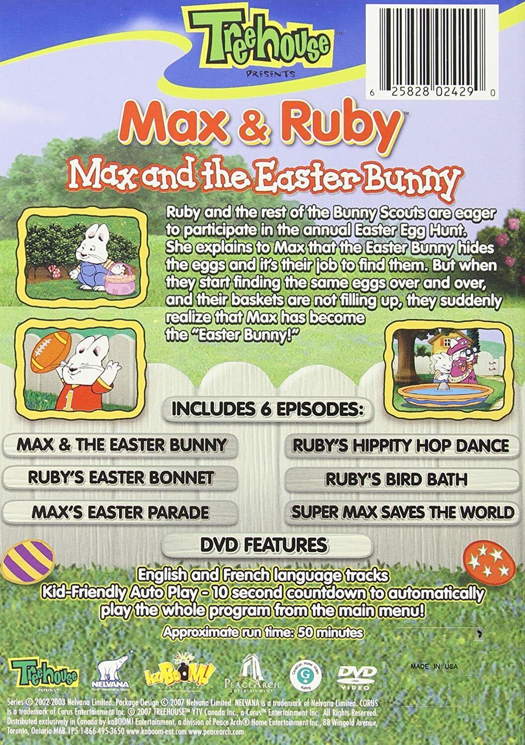 A Very Max & Ruby Easter: Easter Egg Hunt. DVD