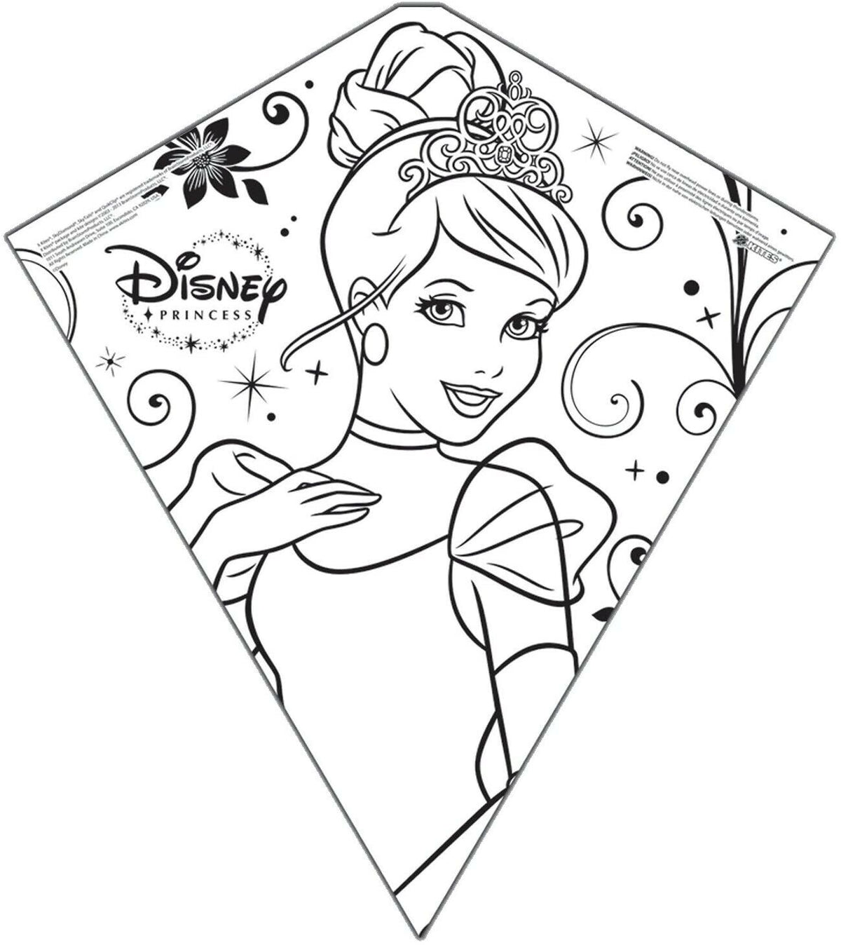 X Kites Princess Color-Me-Kite - 26 Inches Tall by Disney
