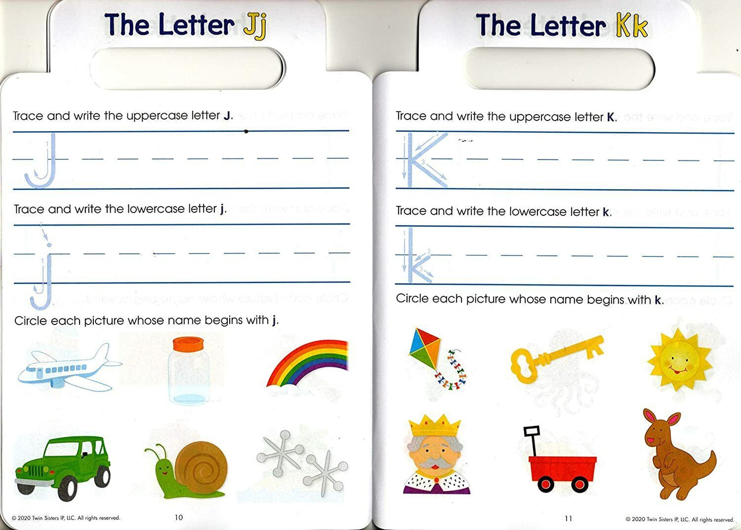 CrownewJewlz. LLs. Kindergarten Educational Workbooks - Learn on The Go. Set 4