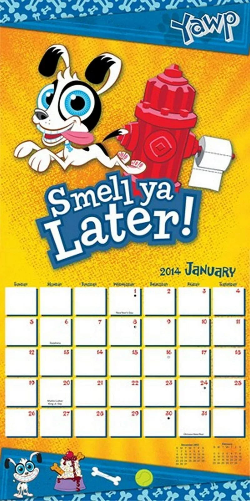 Twisted Whiskers 2014 Mini Calendar