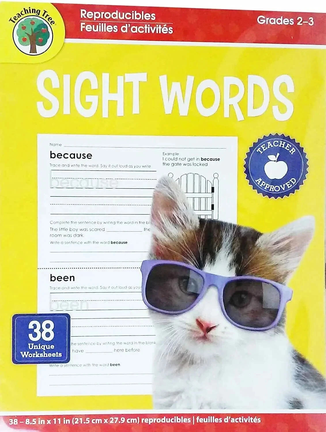 Primary Learning Sight Words - Reproducible Educational Workbook - Grades 2 - 3