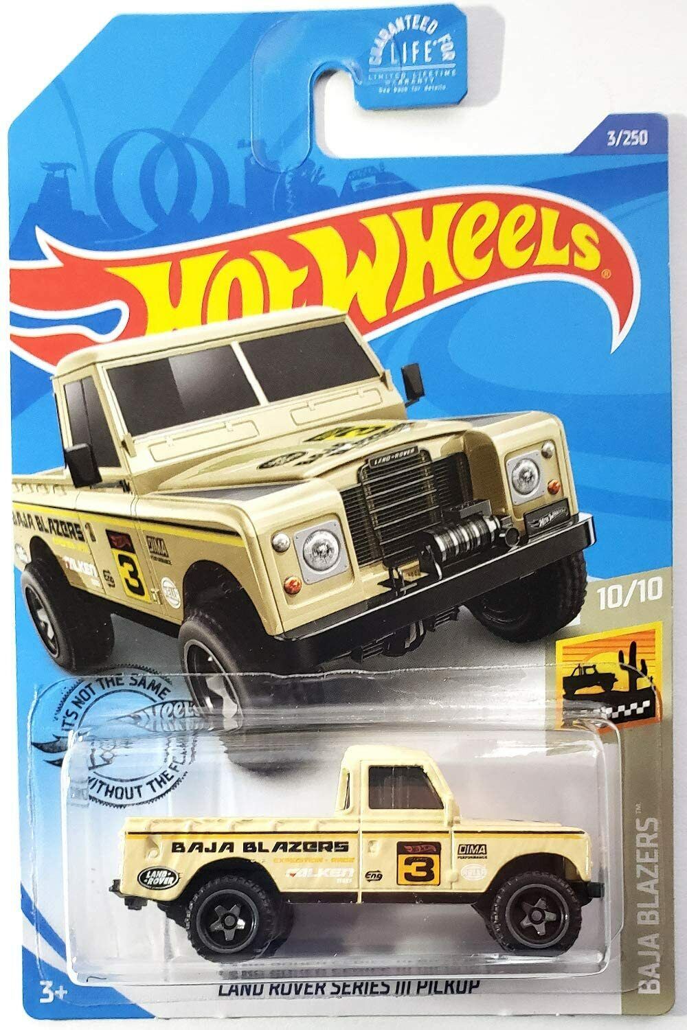 Hot Wheels 2020 Int'l Card Land Rover Series III Pickup 3/250 Baja Blazers