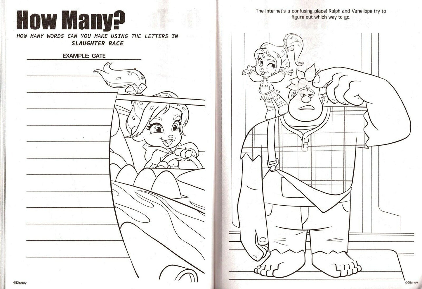 Disney Ralph Breaks the Internet - Jumbo Coloring & Activity Book