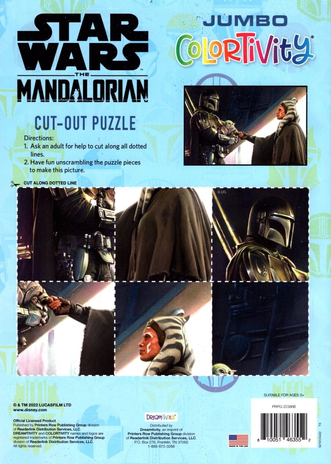 Star Wars - Grogu's Rescue - Activity Book + Award Stickers 192 Pages