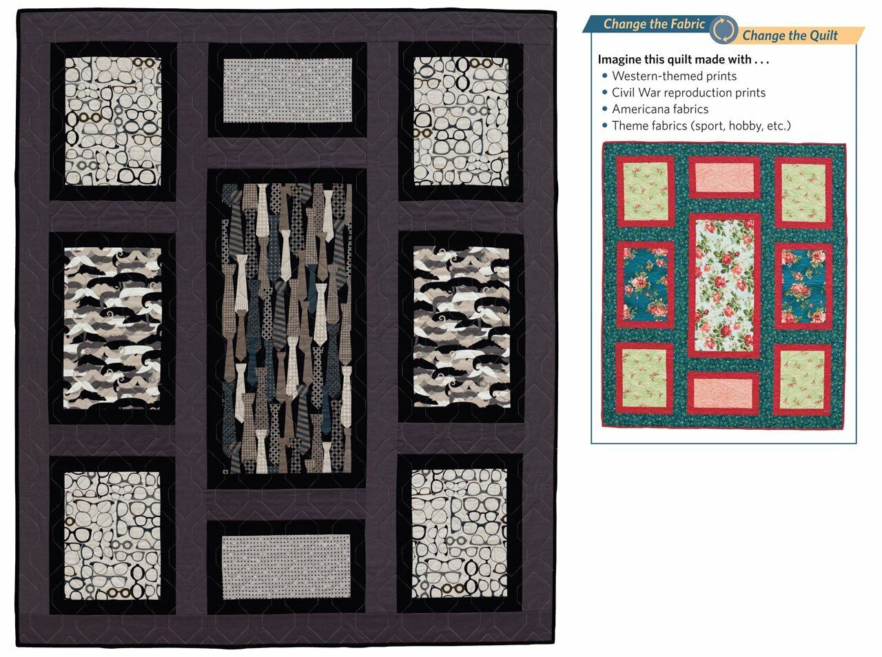 Fabric Play: Change the Fabric, Change the Quilt Paperback Book