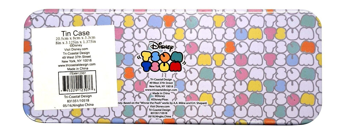 Disney Tsum Tsum - Metal Tin Case Pencil Box Storage