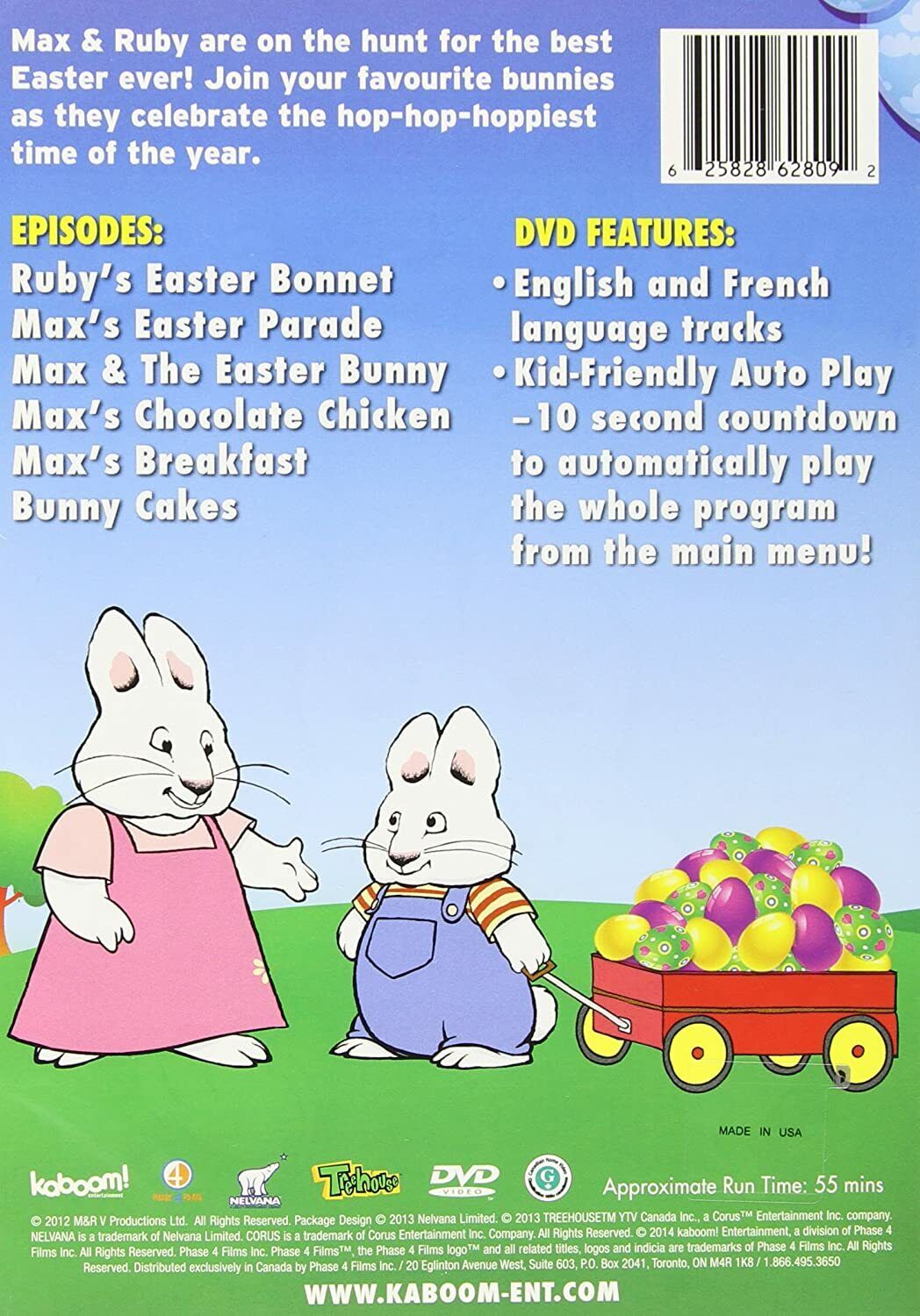 A Very Max & Ruby Easter: Easter Egg Hunt. DVD