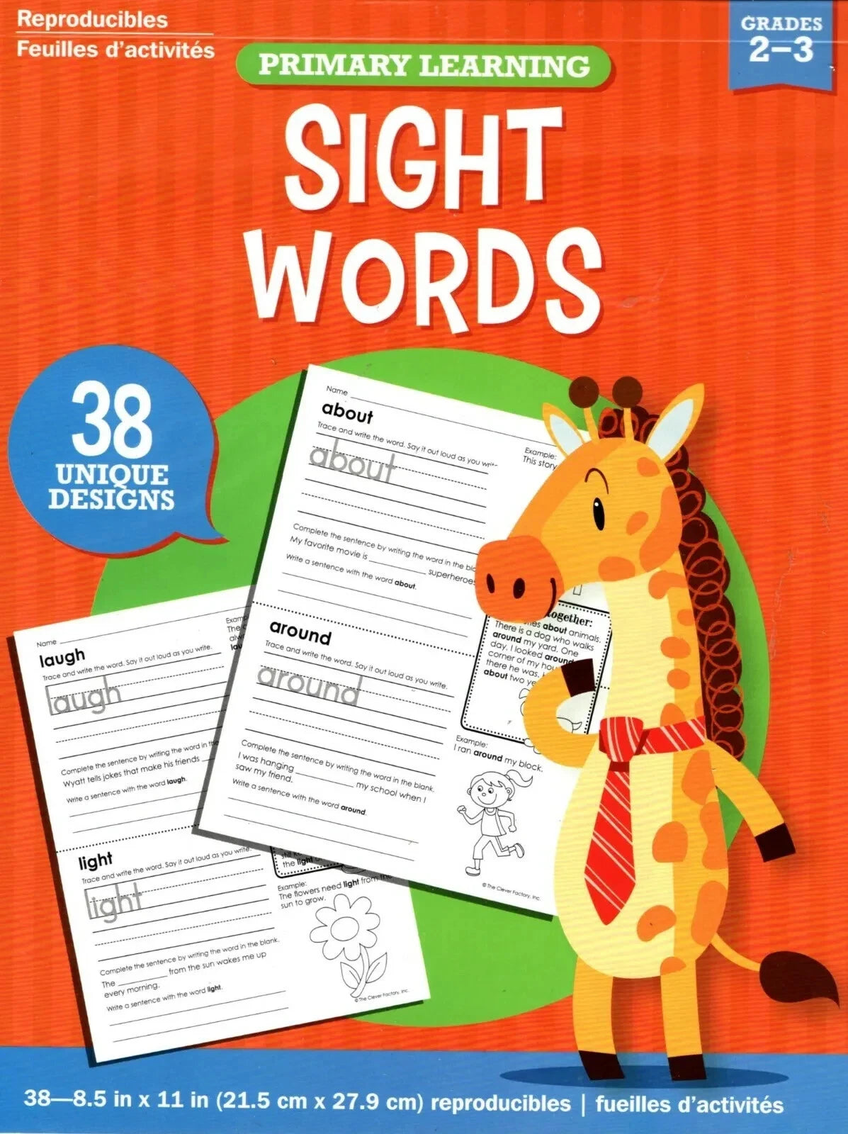 Primary Learning Sight Words - Reproducible Educational Workbook - Grades 2 - 3