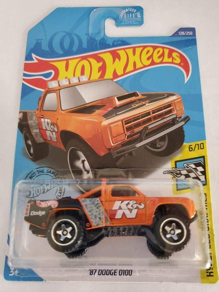 Hot Wheels 2020 Hw Speed Graphics '87 Dodge D100, Orange 128/250