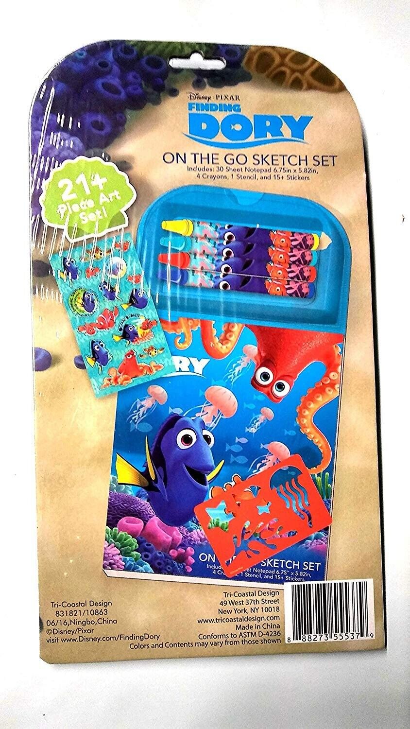 Disney Pixar - Finding Dory On The Go Sketch Set