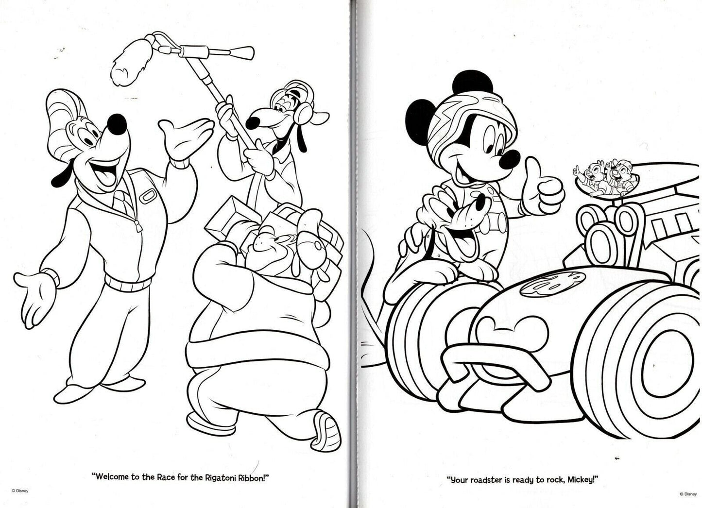 Trolls - Spring Time! &Mickey and the Roadster Racers Coloring & Activity Book