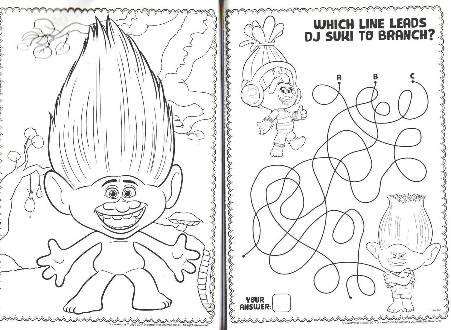 Trolls - Spring Time! &Mickey and the Roadster Racers Coloring & Activity Book