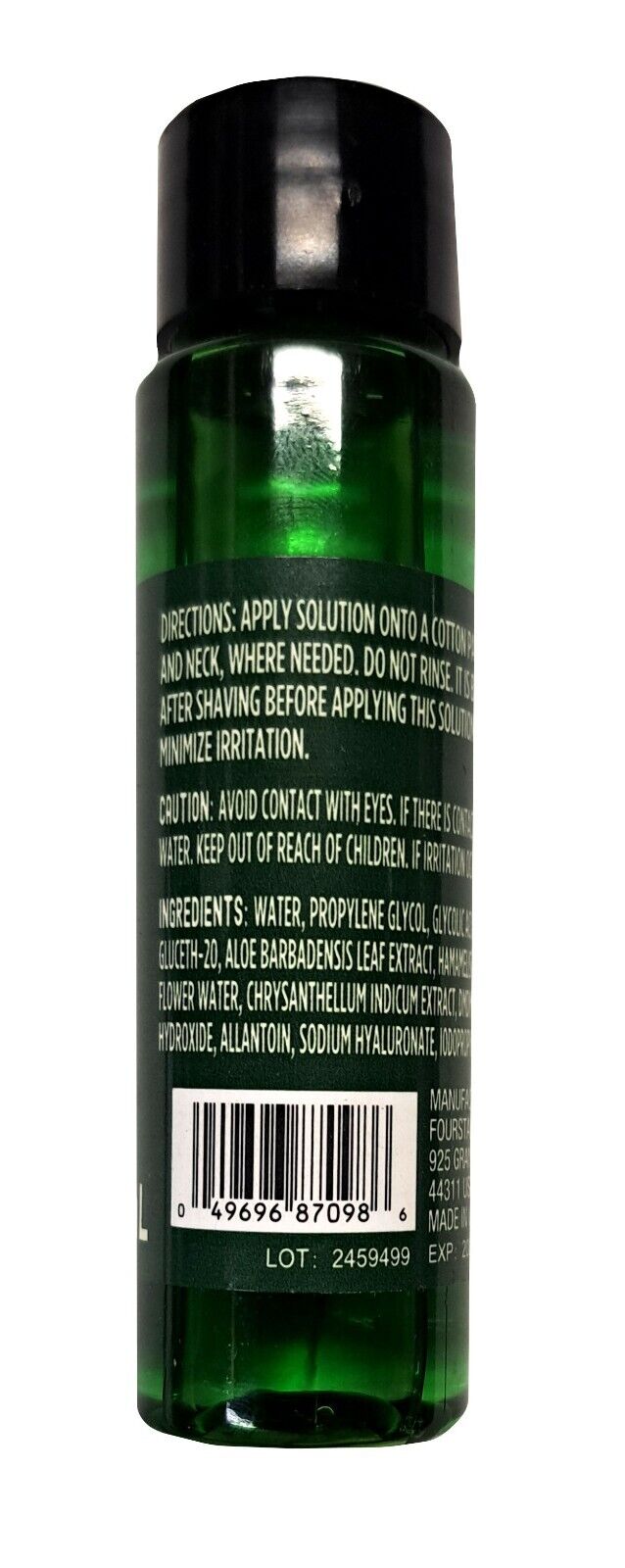 Bpure Razor Bump & Ingrown Hair Solution, Net 1 Fl.oz (with Aloe)