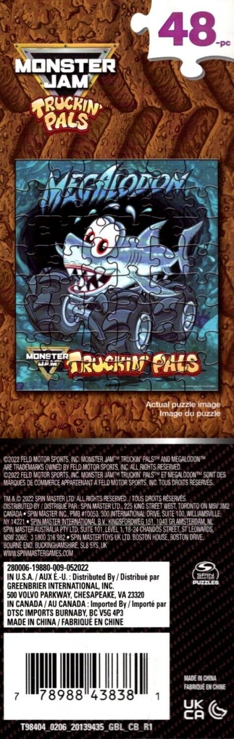 Monster Jam Truckin Pals - 48 Pieces Jigsaw Puzzle