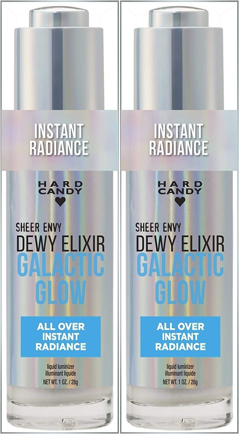 Hard Candy Sheer Envy Galactic Glow Dewy Elixir, 1493 Dewy, 1 oz (Set of 2)