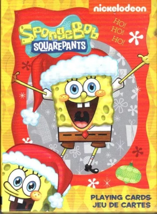 Nickelodeon SpongeBob Squarepants Christmas Playing Cards Sealed NEW! Free Ship!