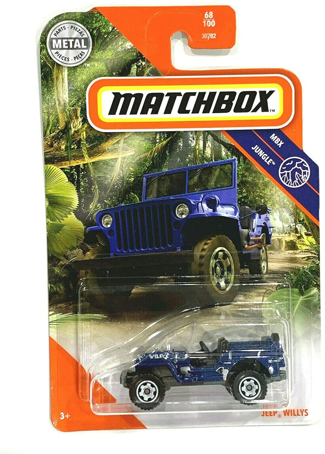 Matchbox MBX Jungle#68/100, Jeeep Willys (Blue)