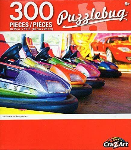 Cra-Z-Art Colorful Electric Bumper Cars - 300 Pieces Jigsaw Puzzle