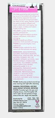 LIFT AND FIRM EYE CREAM WITH COLLAGEN AND PEPTIDES Set of 2