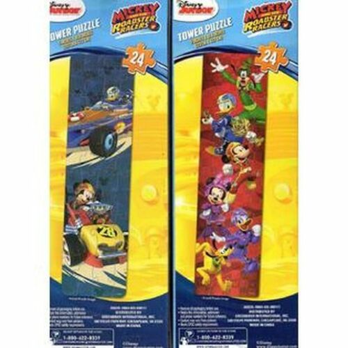 Disney Mickey & The Roadster Racers - 24 Piece Tower Jigsaw Puzzle (Set of 2